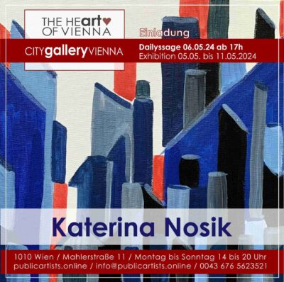 Katerina Nosik in der CITYgalleryVIENNA