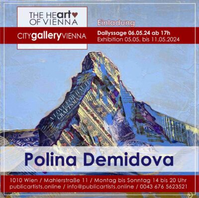 Полина Демидова в галерее CITYgalleryVIENNA