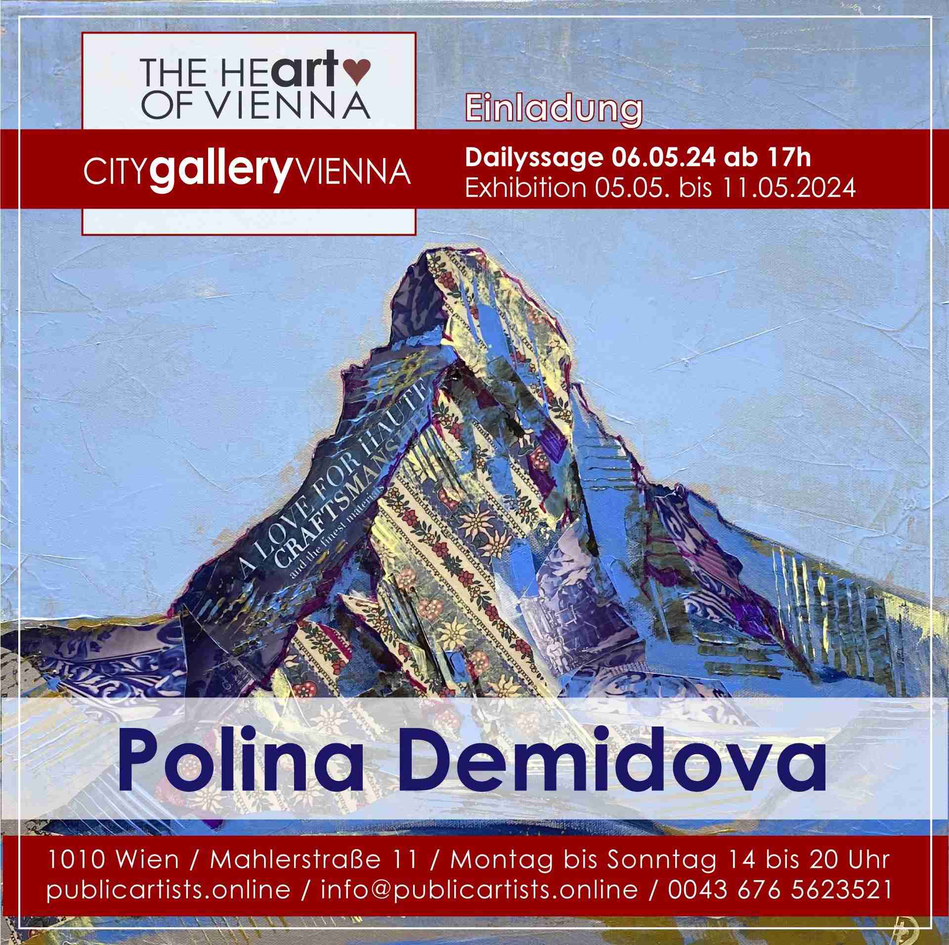 Полина Демидова в галерее CITYgalleryVIENNA