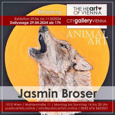 Jasmin Broser показва ИЗКУСТВО НА ЖИВОТНИТЕ в CITYgalleryVIENNA