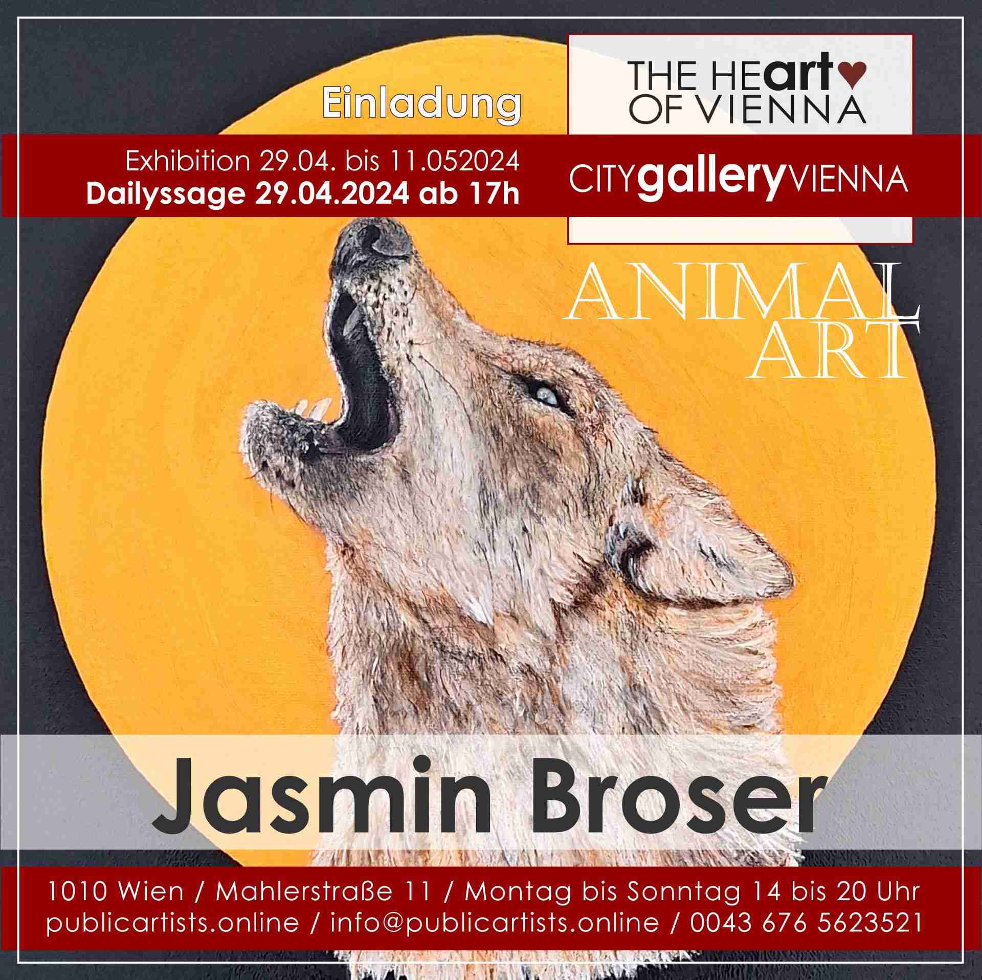 Jasmin Broser показва ИЗКУСТВО НА ЖИВОТНИТЕ в CITYgalleryVIENNA
