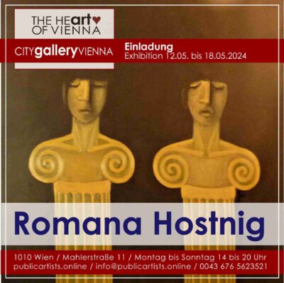Romana Hostnig in der CITYgalleryVIENNA