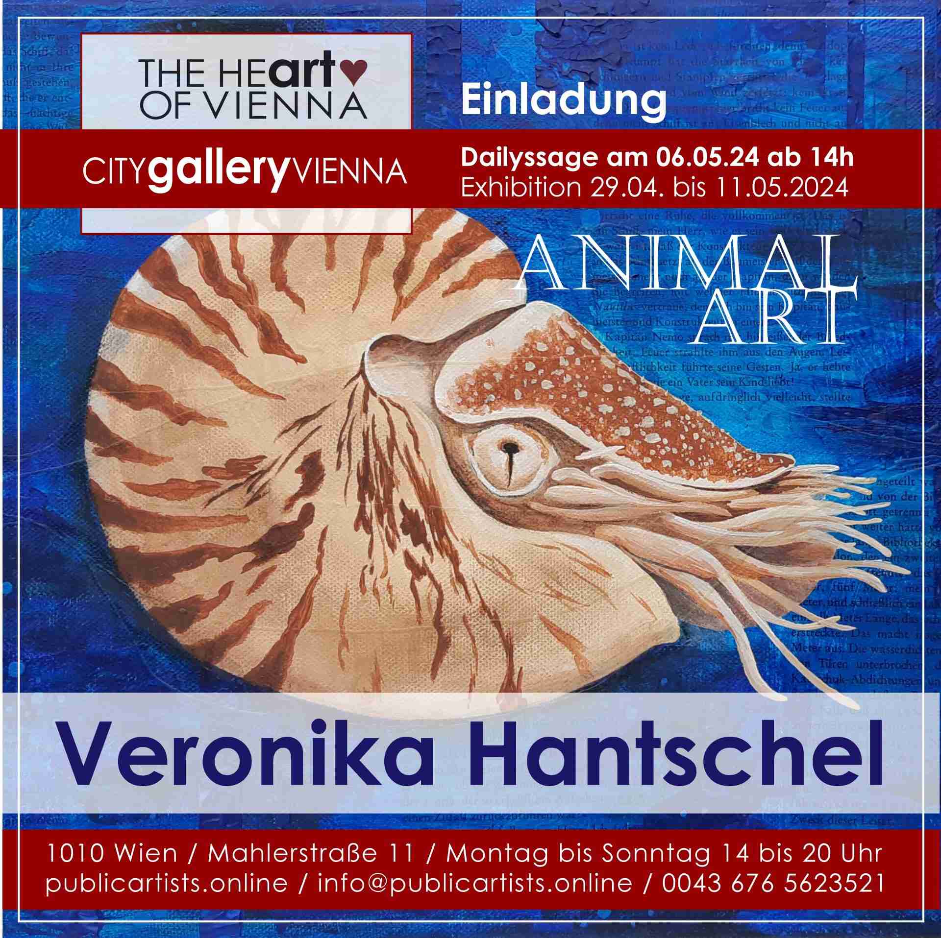Veronika Hantschel zeigt ANIMAL ART in der CITYgalleryVIENNA