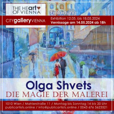Olga Shvets zeigt DIE MAGIE DER MALEREI in der CITYgalleryVIENNA
