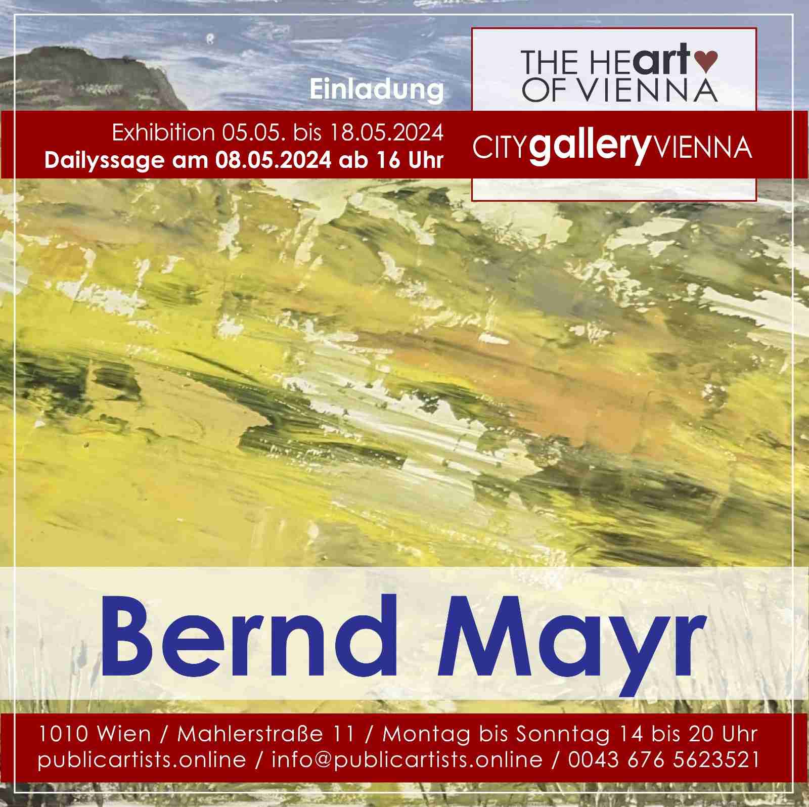 Бернд Майр в галерее CITYgalleryVIENNA