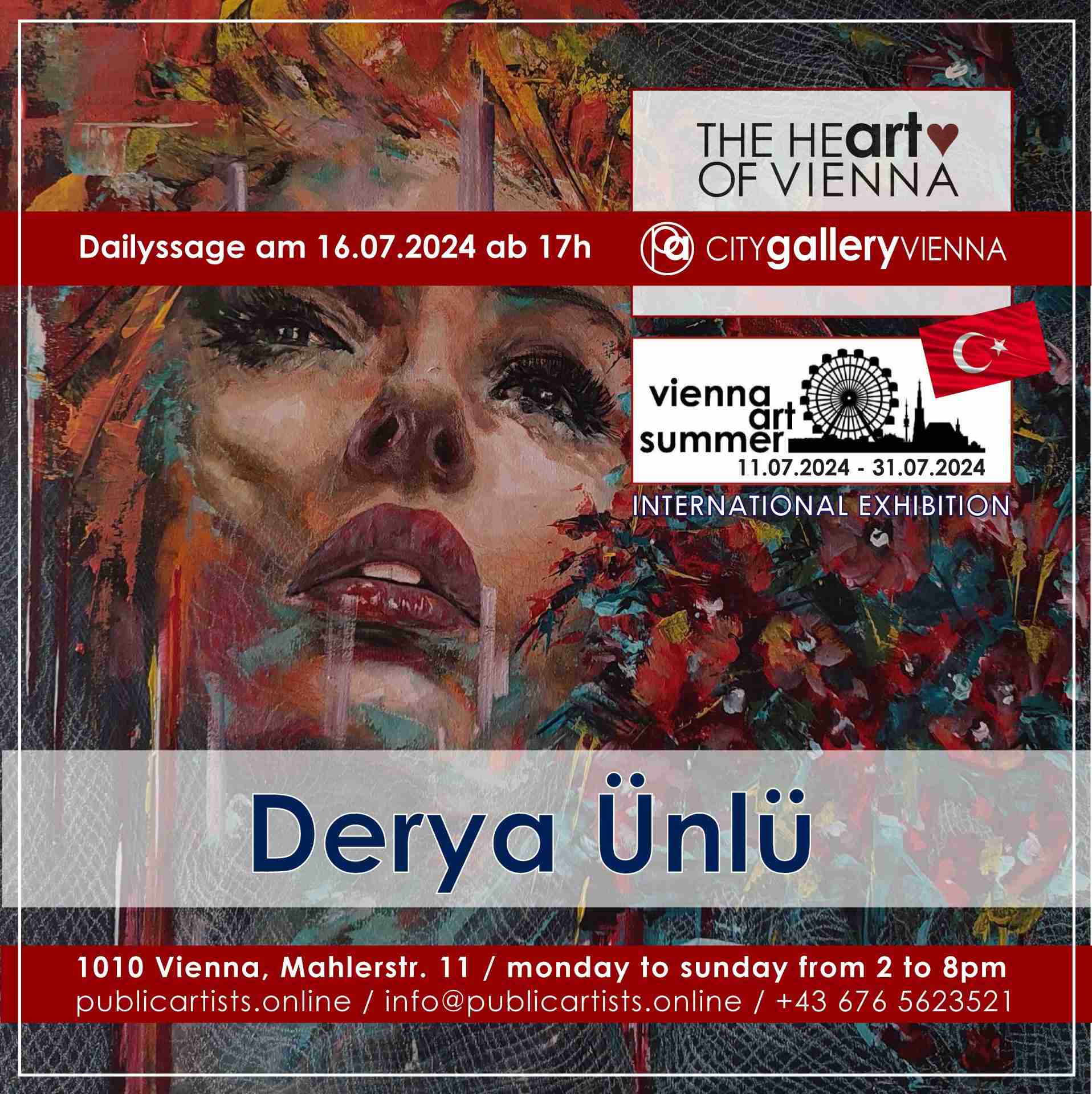 VIENNA ART SUMMER с Дерья Унлю в CITYgalleryVIENNA