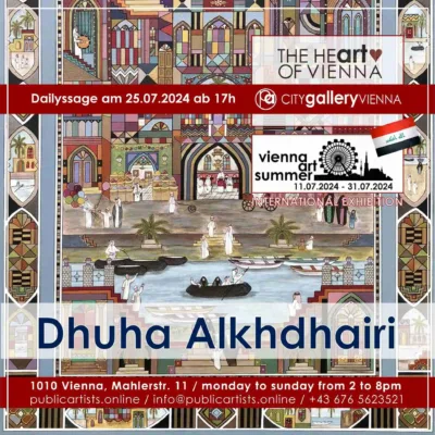 VÍDEŇSKÉ UMĚLECKÉ LÉTO s Dhuhou Alkhdhairi v CITYgalleryVIENNA