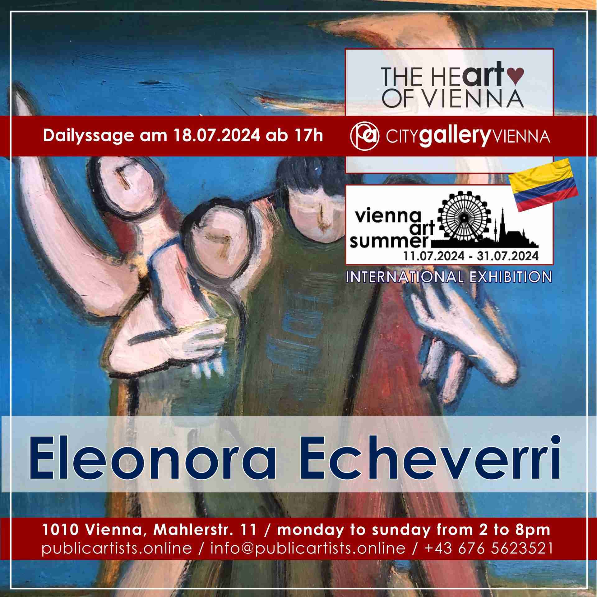 CITYgalleryVIENNA'da Eleonora Echeverri ile VİYANA SANAT YAZI