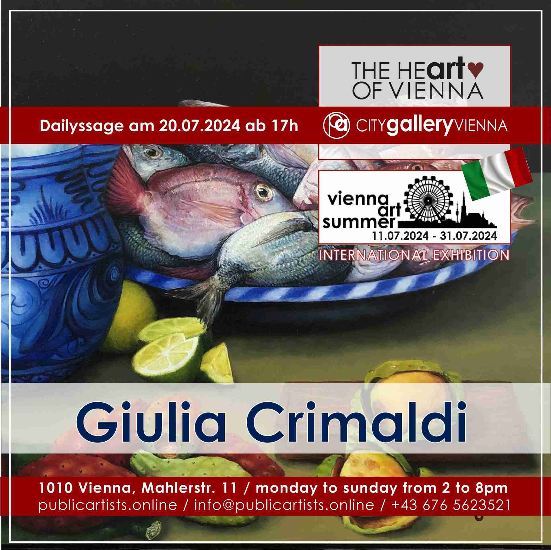 VIENNA ART SUMMER Giulia Crimaldival a CITYgalleryVIENNA-ban