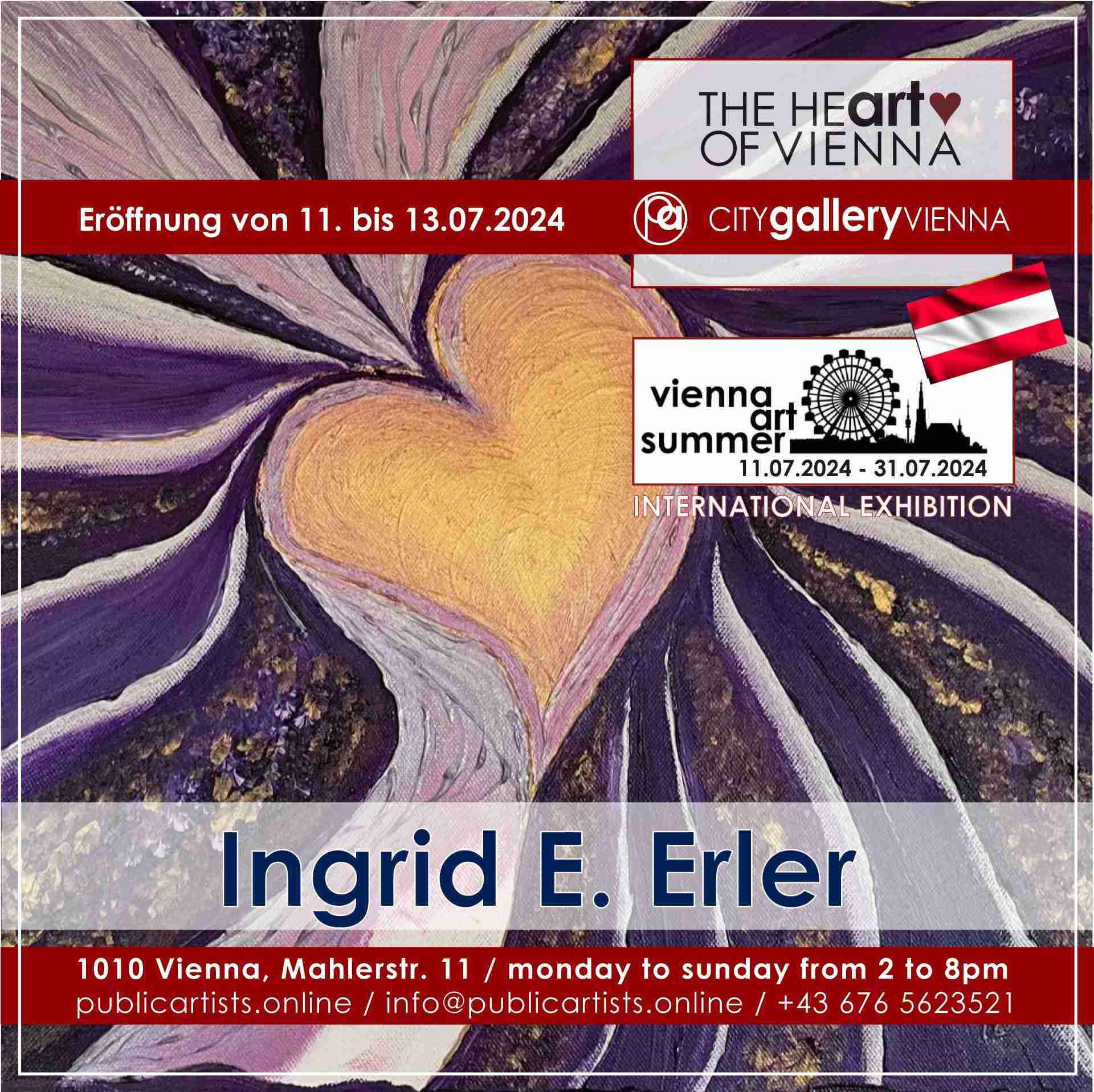 ВИЕНА АРТ ЛЯТО с Ингрид Е. Ерлер в CITYgalleryVIENNA