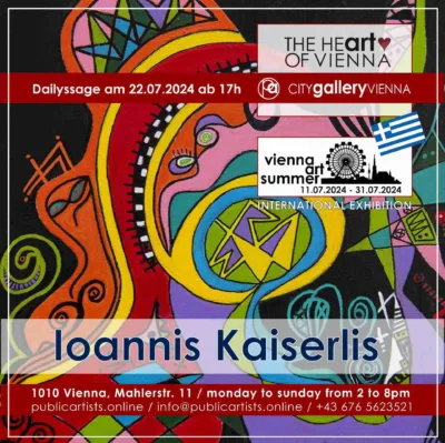 VÍDEŇSKÉ UMĚLECKÉ LÉTO s Ioannisem Kaiserlisem v CITYgalleryVIENNA