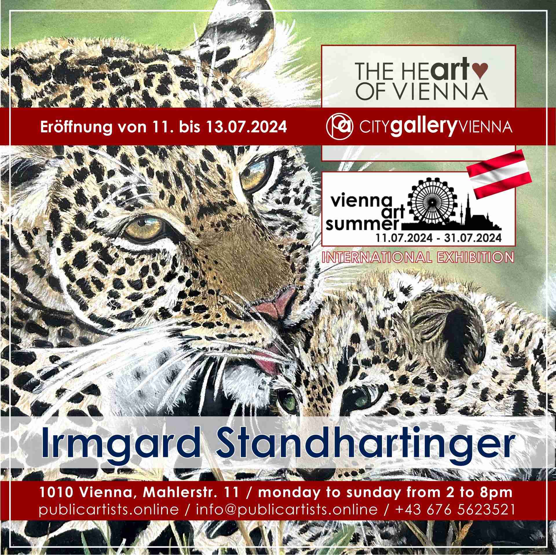 VIENNA ART SUMMER mit Irmgard Standhartinger in der CITYgalleryVIENNA