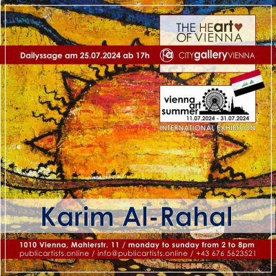 VIENNA ART SUMMER with Karim Khalid Al-Rahal in the CITYgalleryVIENNA