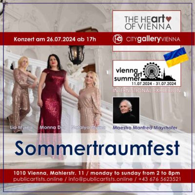 „Sommertraumfest“ – Konzert im VIENNA ART SUMMER in der CITYgalleryVIENNA