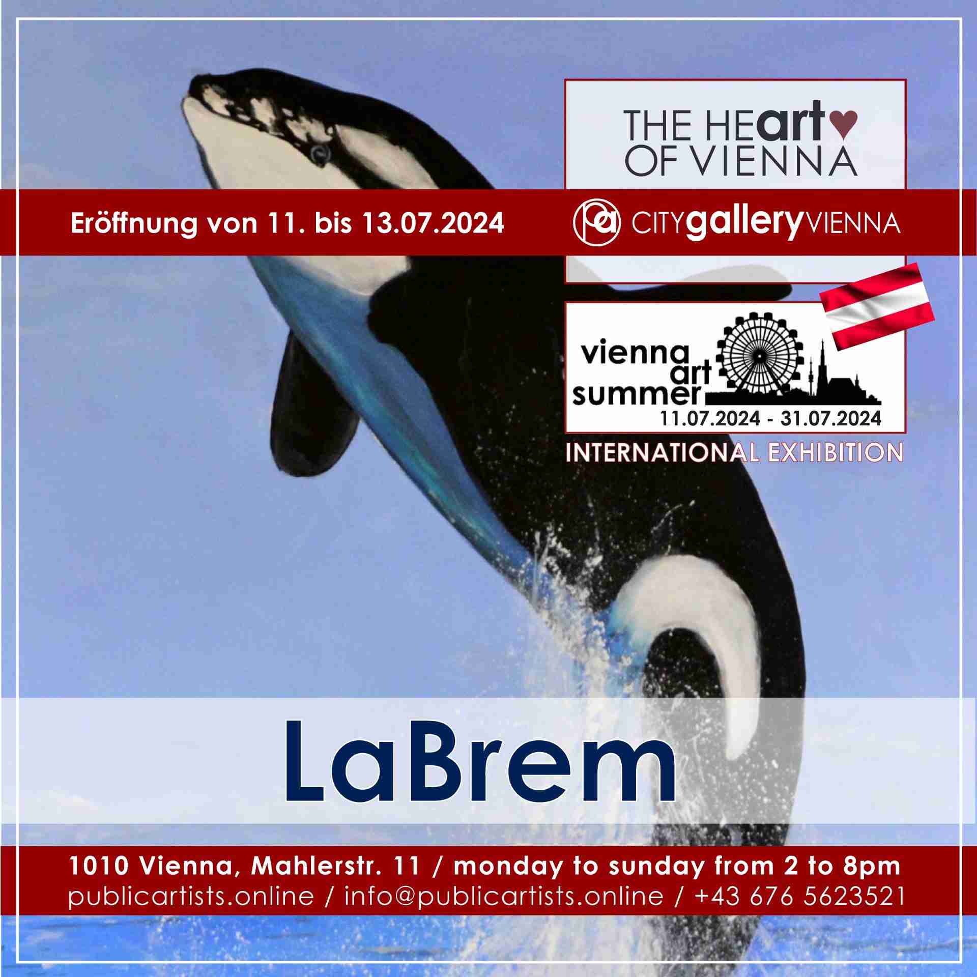 VIENNA ART SUMMER mit La BreM in der CITYgalleryVIENNA