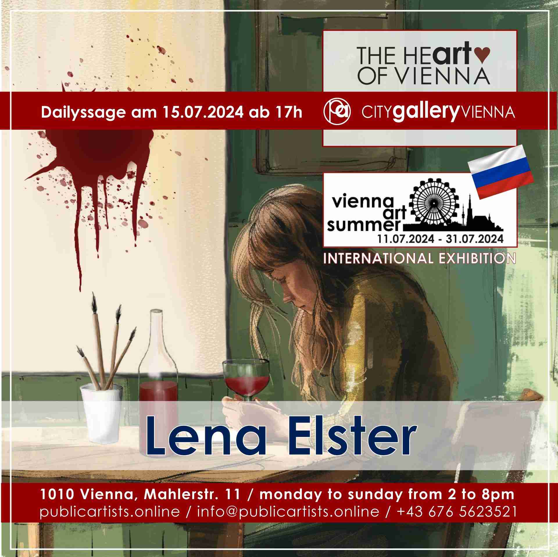 VIENNA ART SUMMER s Lenou Elster v CITYgalleryVIENNA