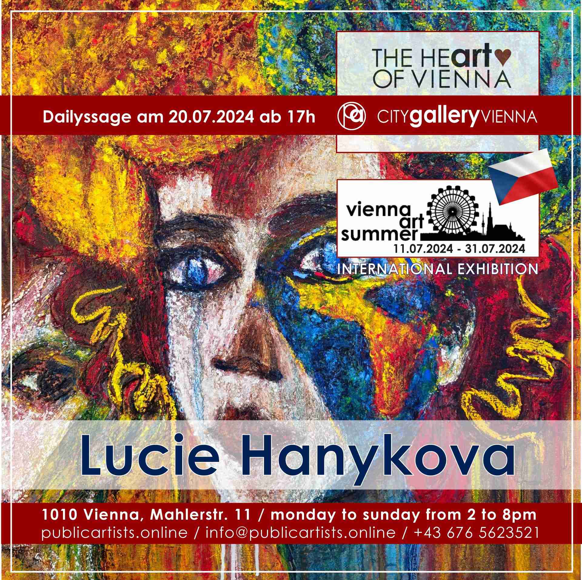 VIENNA ART SUMMER с Люсей Ханыковой в CITYgalleryVIENNA