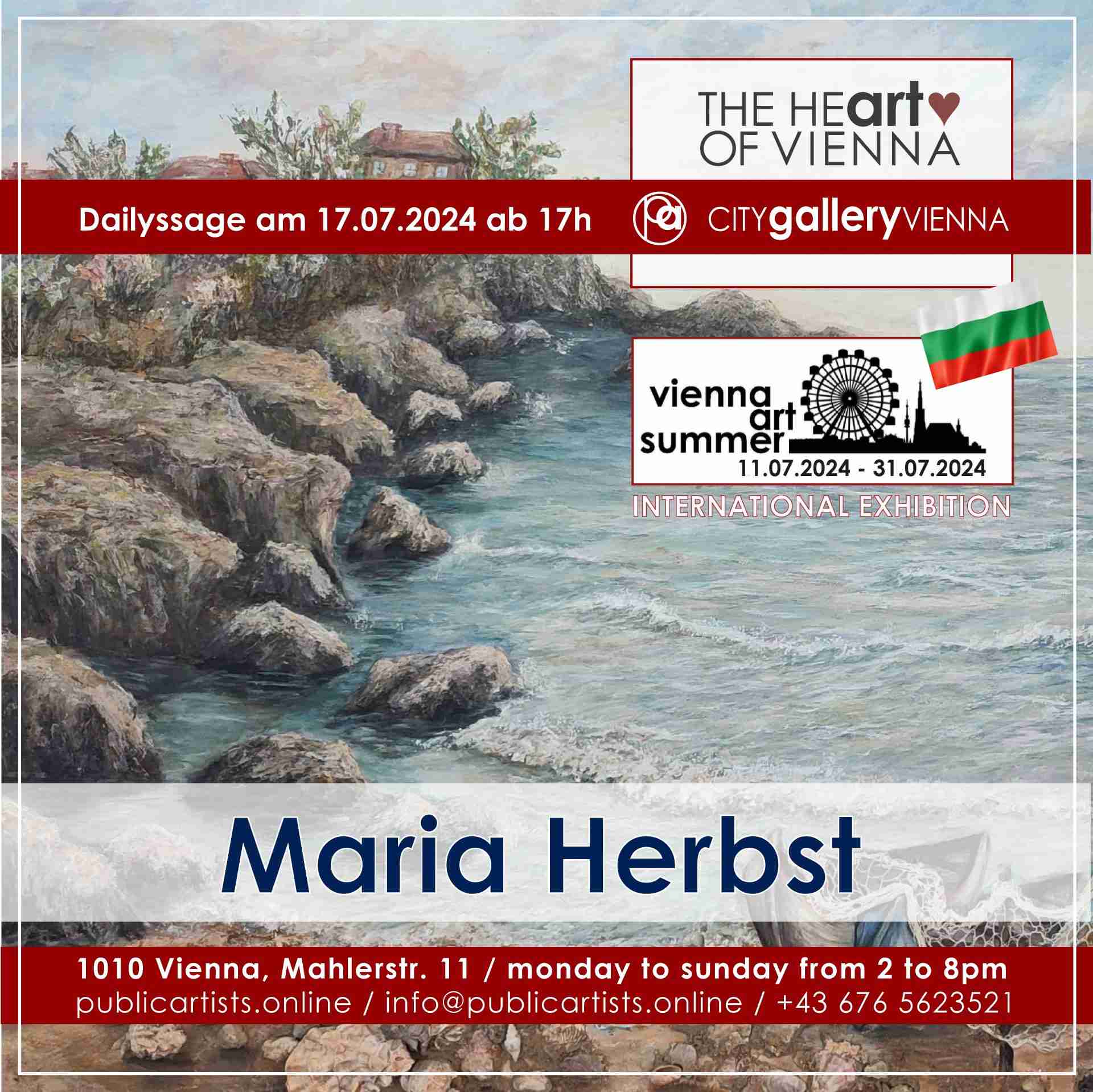 VIENNA ART SUMMER with Maria Herbst in the CITYgalleryVIENNA