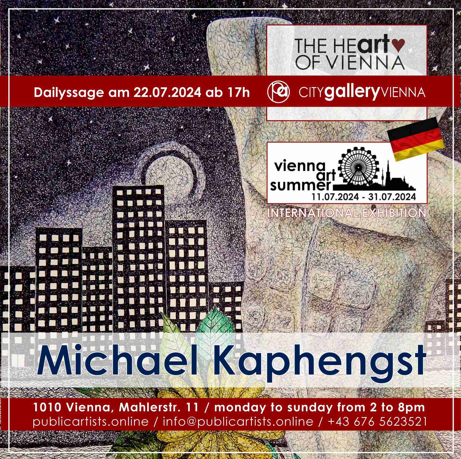VIENNA ART SUMMER mit Michael Kaphengst in der CITYgalleryVIENNA