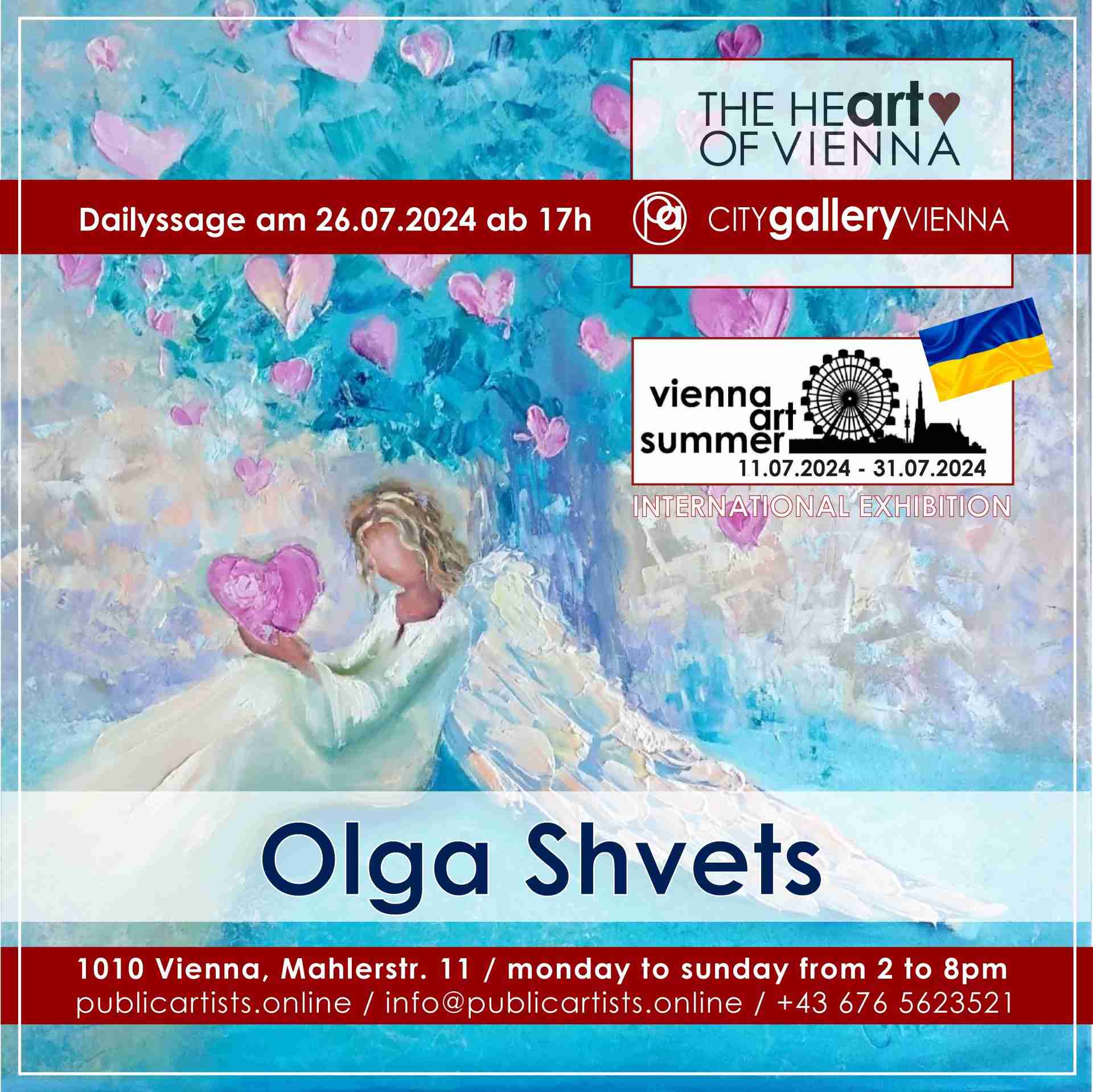 VIENNA ART SUMMER with Olga Shvets in the CITYgalleryVIENNA
