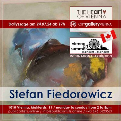 VIENNA ART SUMMER mit Stefan Fiedorowicz in der CITYgalleryVIENNA