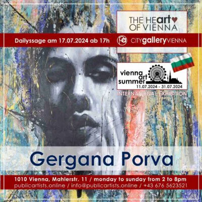 VÍDEŇSKÉ UMĚLECKÉ LÉTO s Gerganou Porvou v CITYgalleryVIENNA