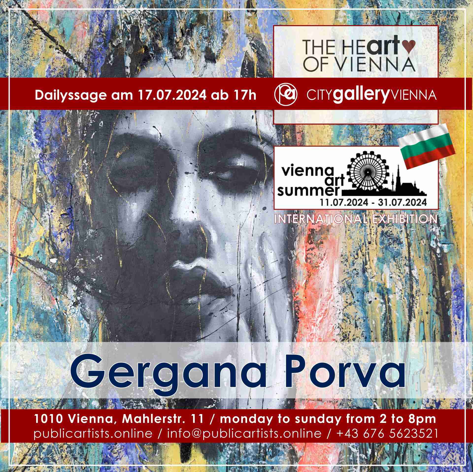 ВИЕНА АРТ ЛЯТО с Гергана Порва в CITYgalleryVIENNA