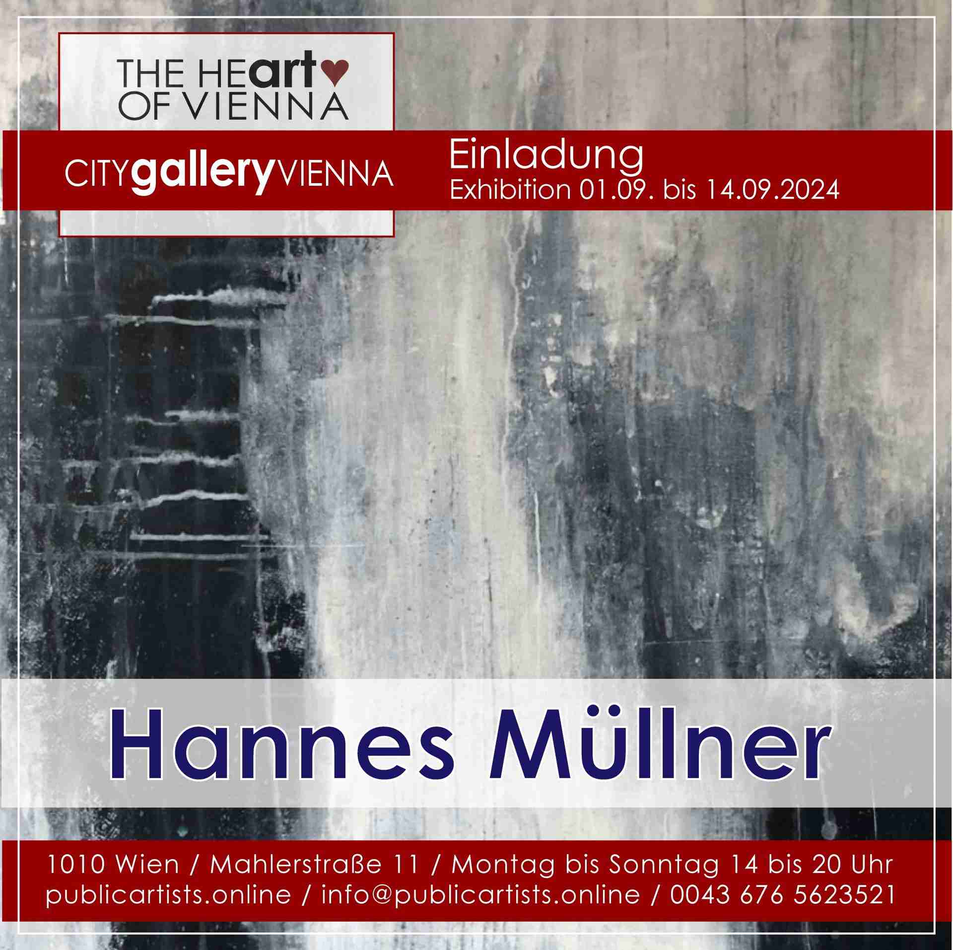 Hannes Müllner nella CITYgalleryVIENNA