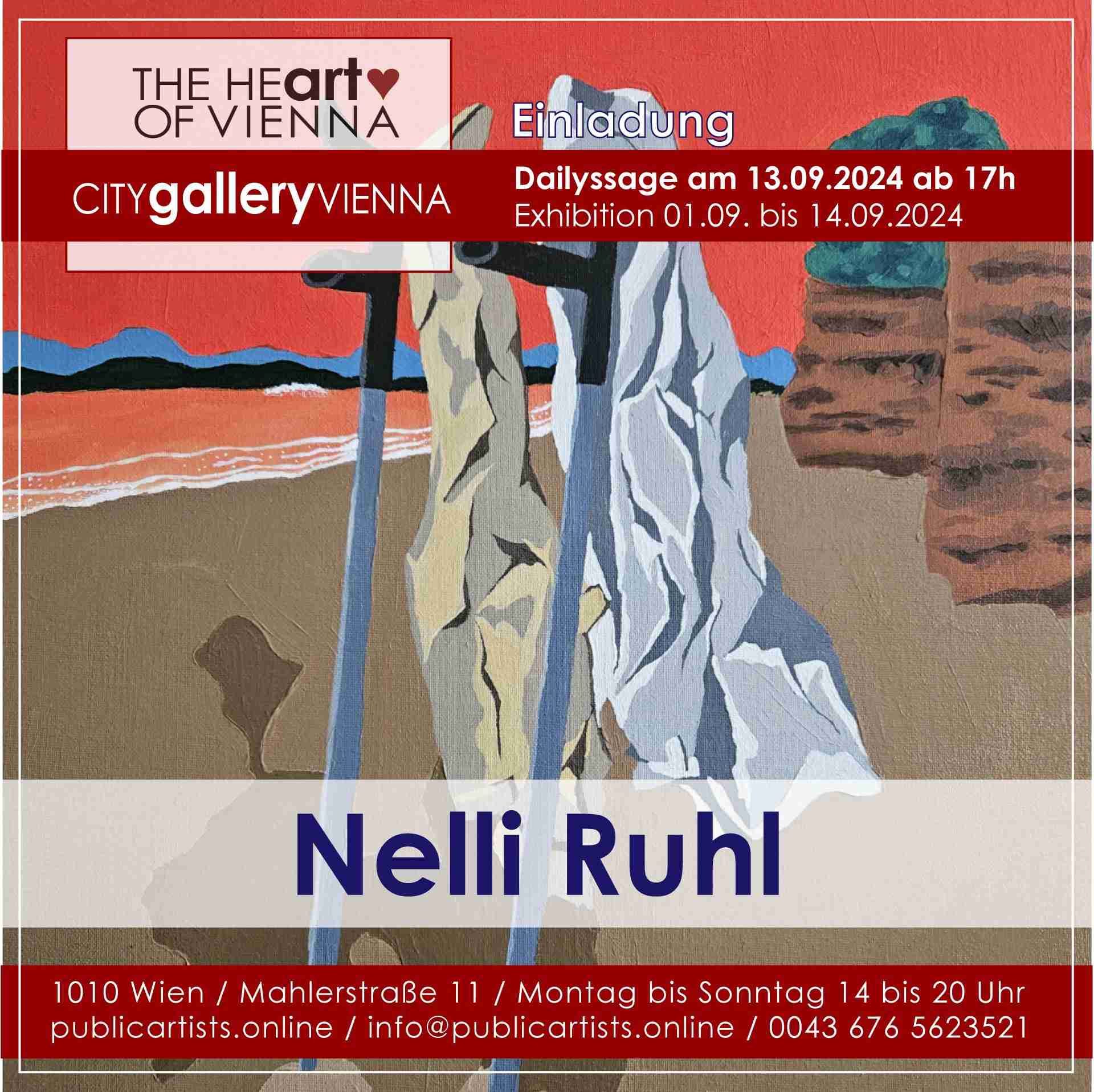 Nelli Ruhl in the CITYgalleryVIENNA