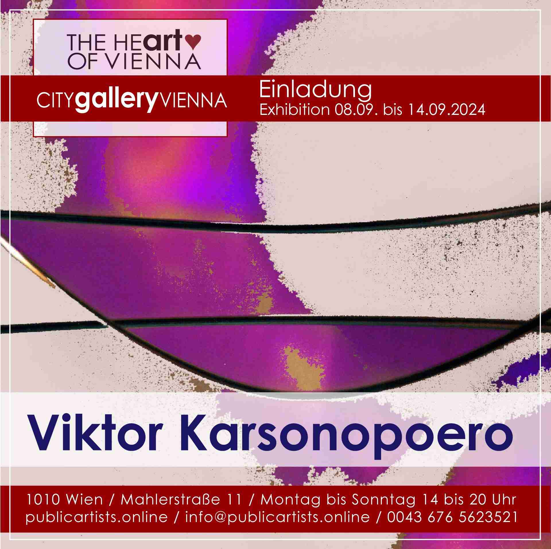 Виктор Карсонопоеро в галерее CITYgalleryVIENNA