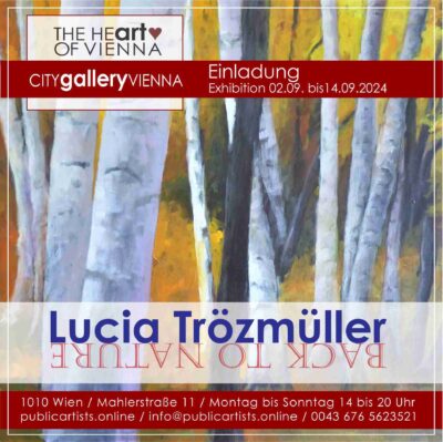 Lucia Trözmüller in der CITYgalleryVIENNA