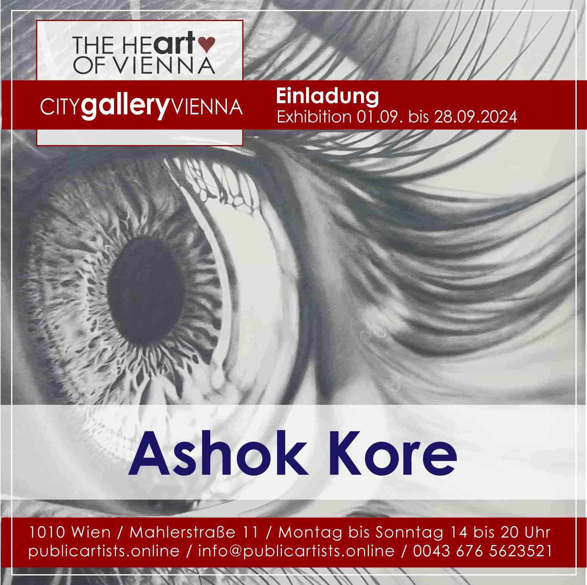 Ashok Kore a CITYgalleryVIENNA-ban
