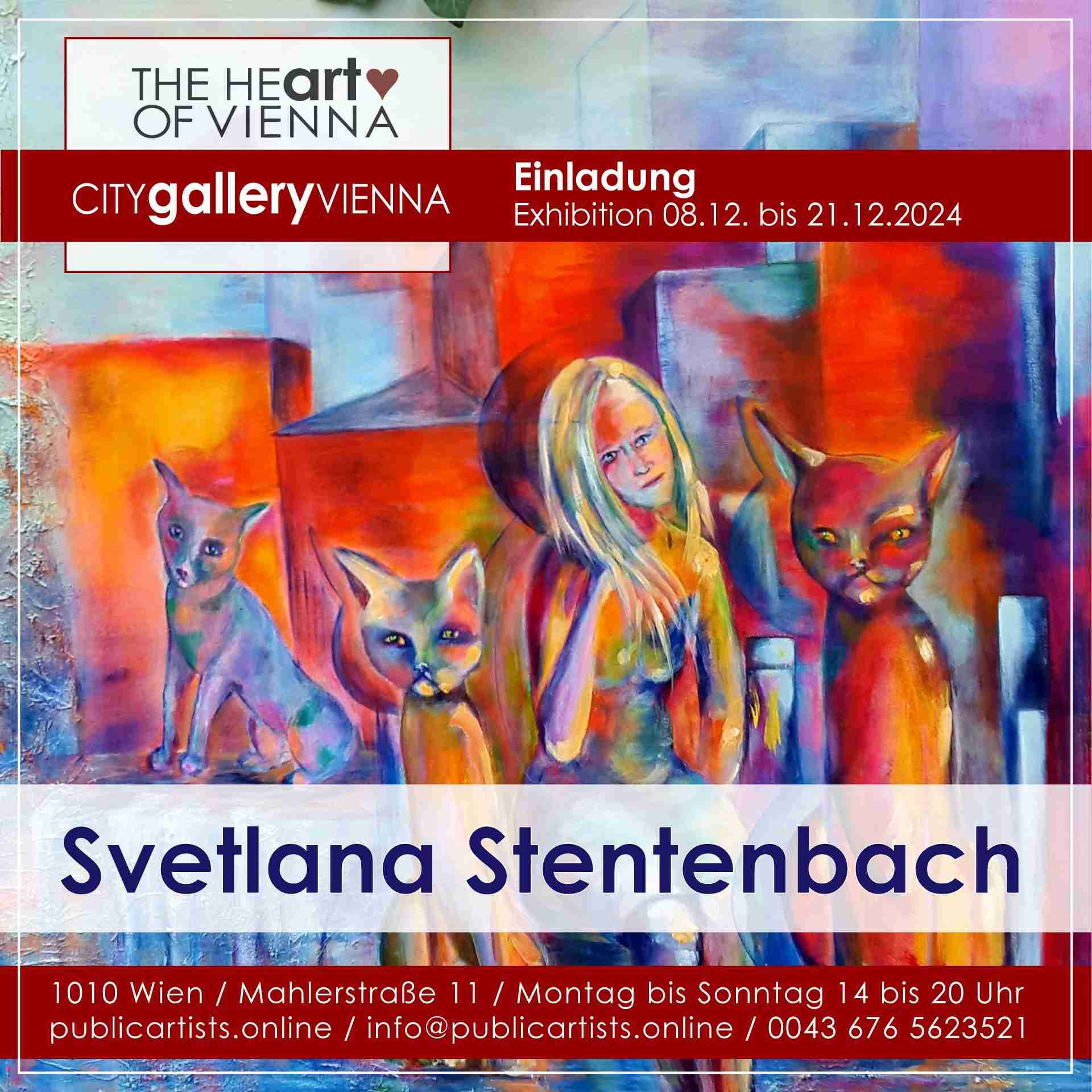 Светлана Штентенбах в галерее CITYgalleryVIENNA