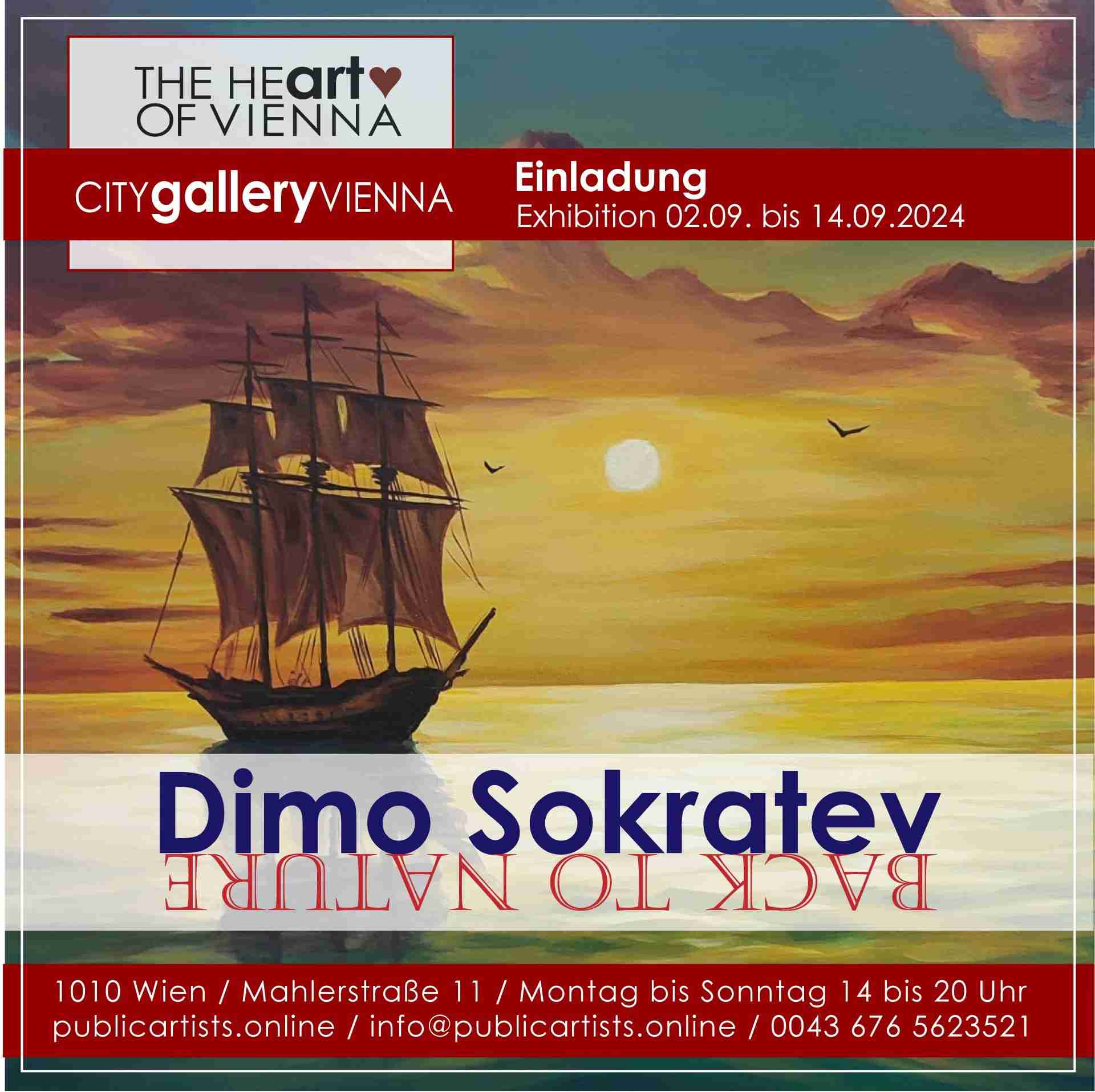 Dimo Sokratev in der CITYgalleryVIENNA