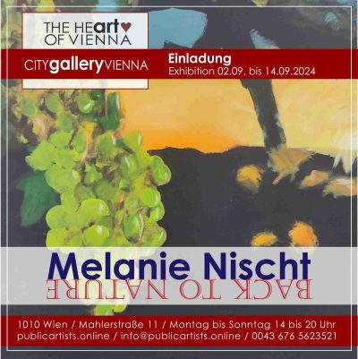 Melanie Nischt in der CITYgalleryVIENNA