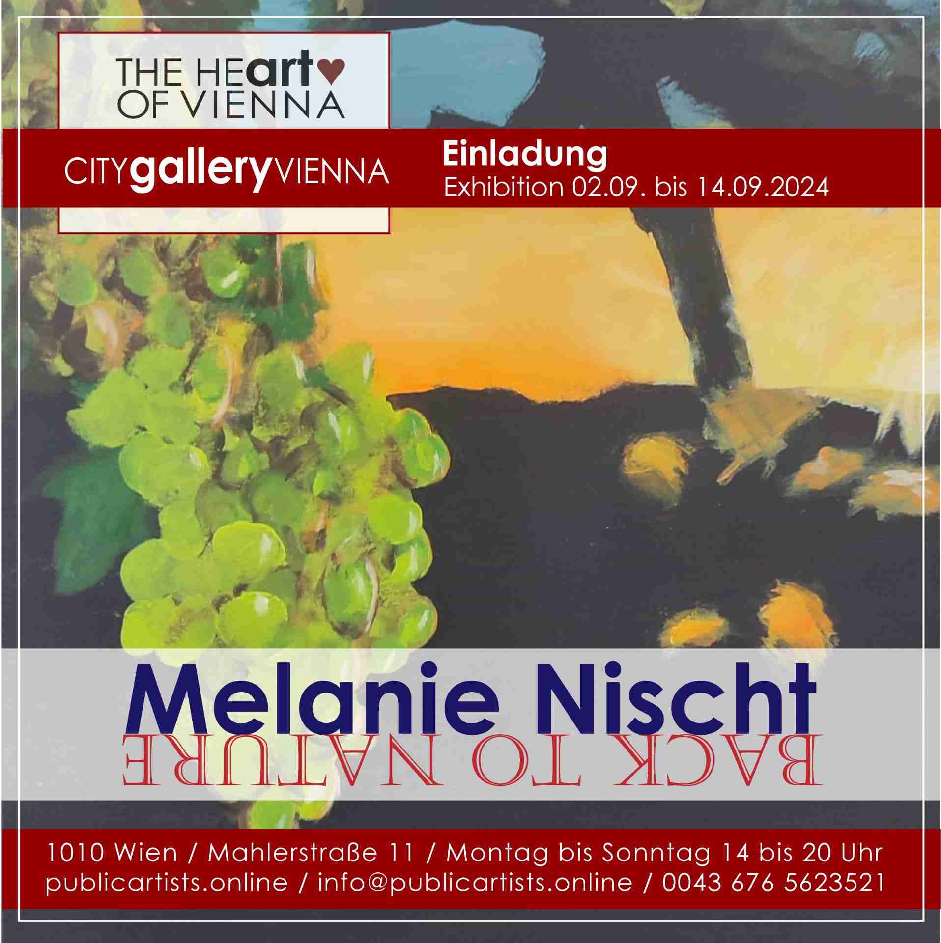 Melanie Nischt in der CITYgalleryVIENNA