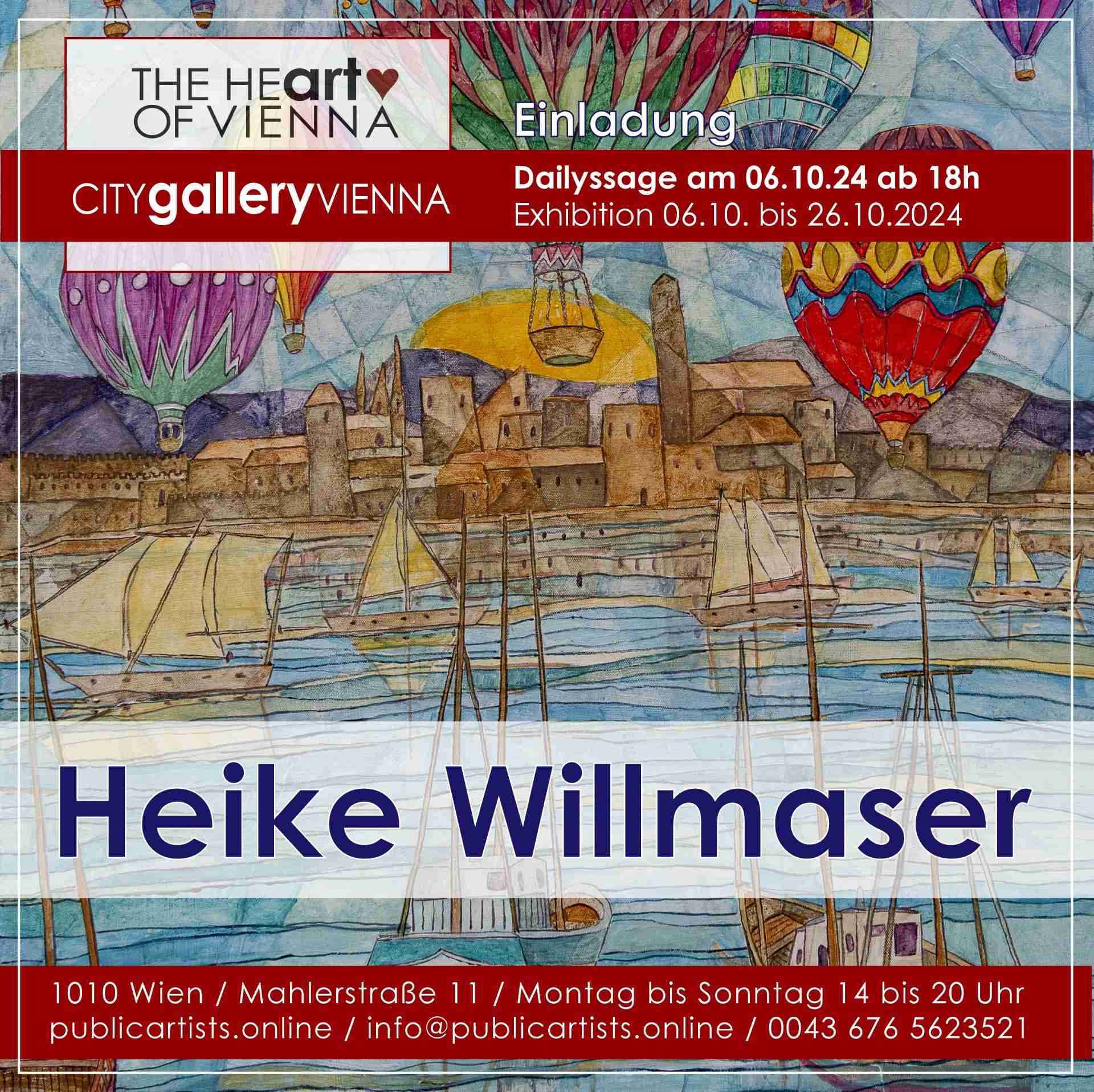 Heike Willmaser in der CITYgalleryVIENNA