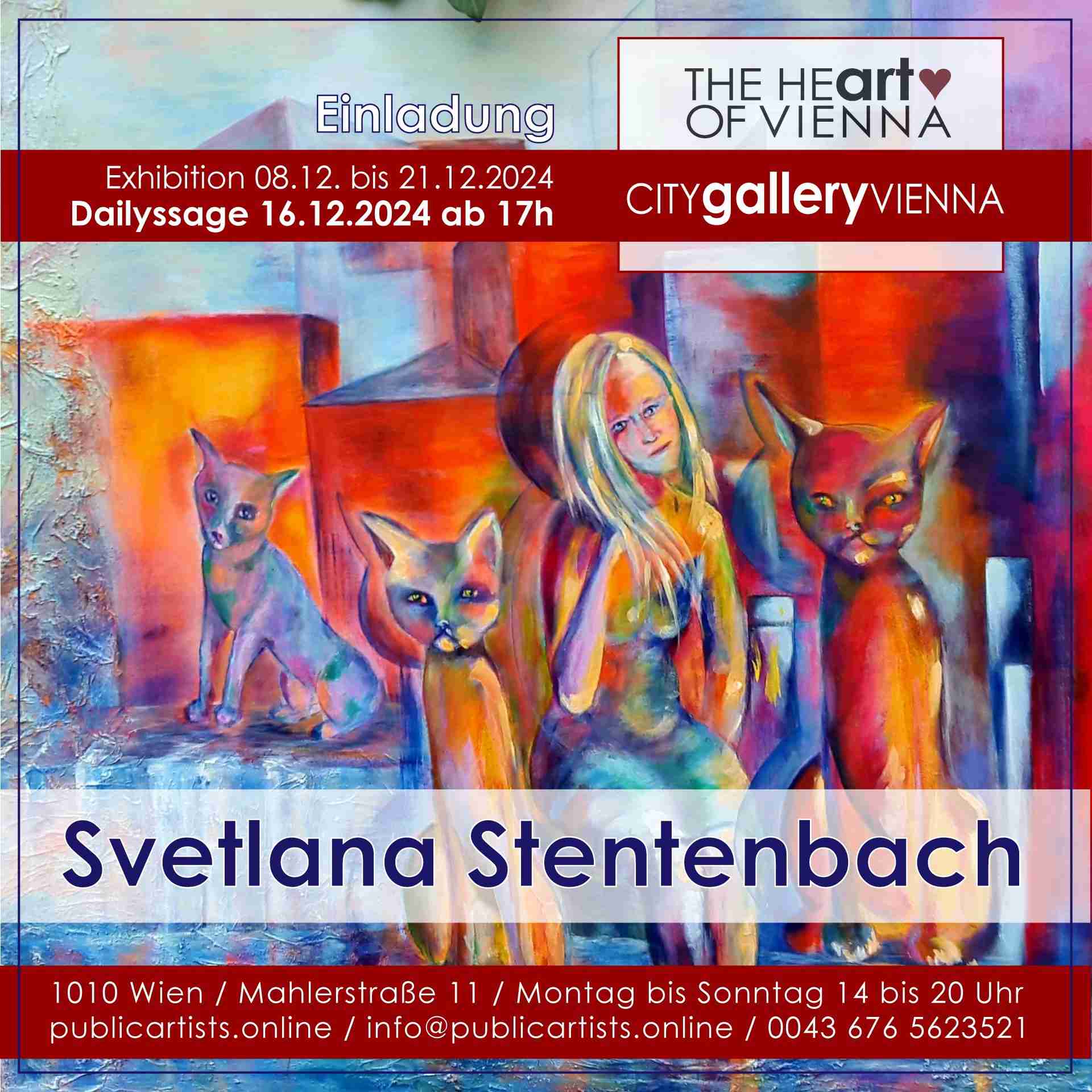 Светлана Штентенбах в галерее CITYgalleryVIENNA