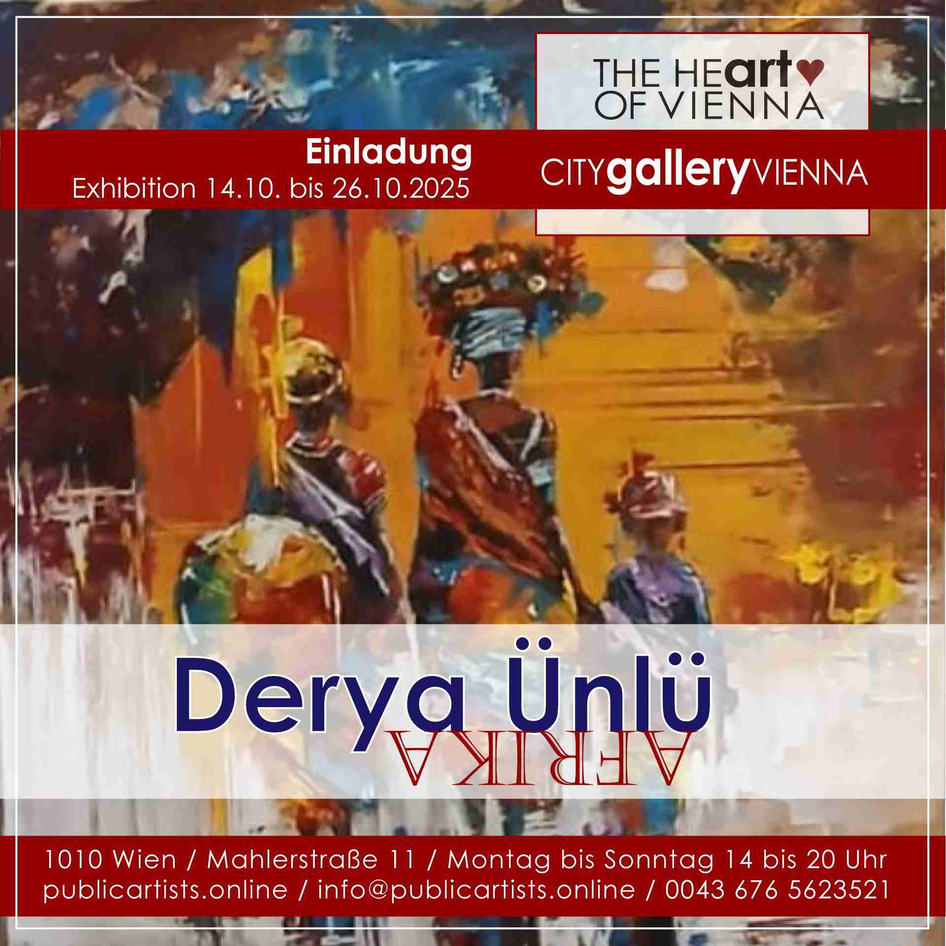 Derya Ünlü показва AFRIKA в CITYgalleryVIENNA