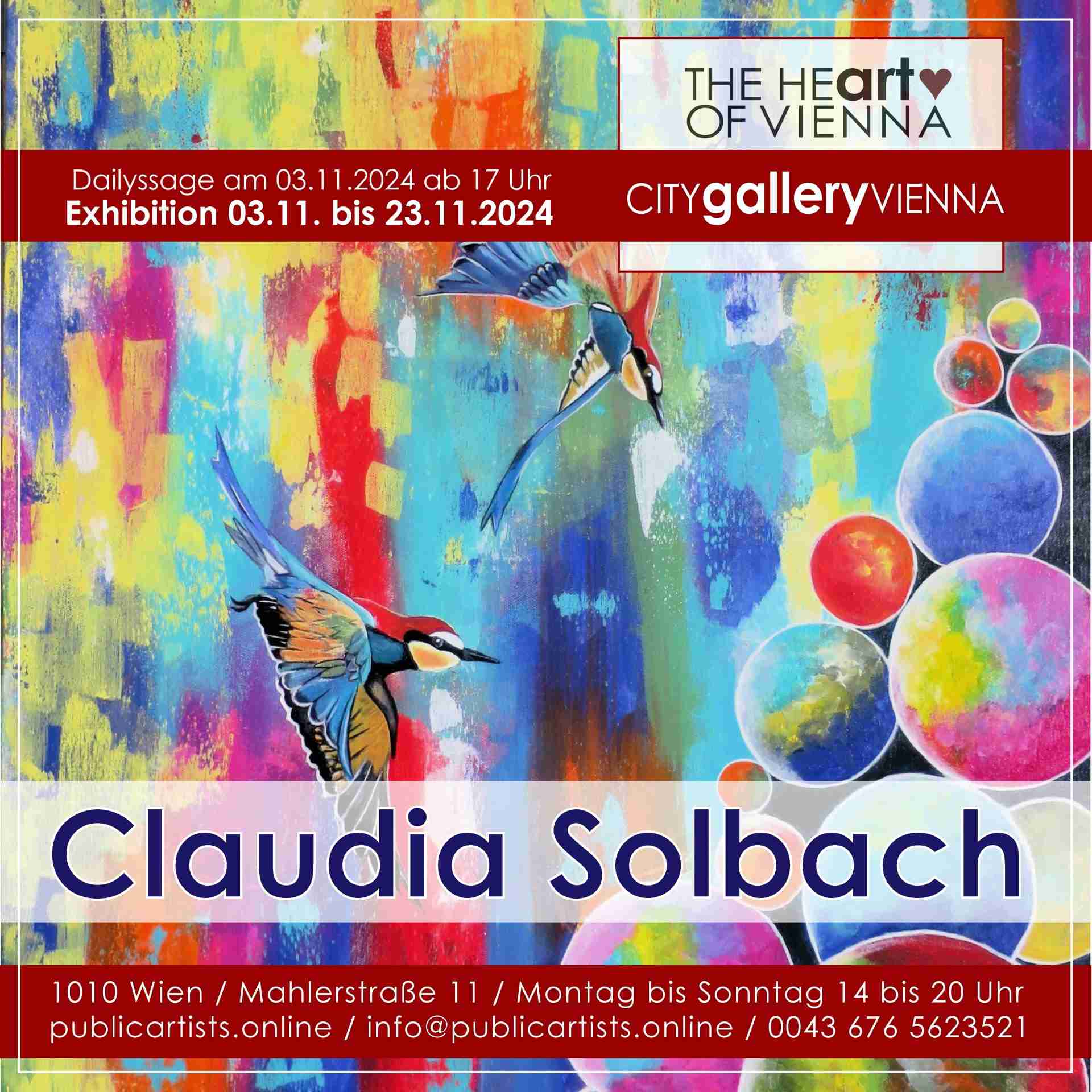 Клаудия Зольбах в галерее CITYgalleryVIENNA