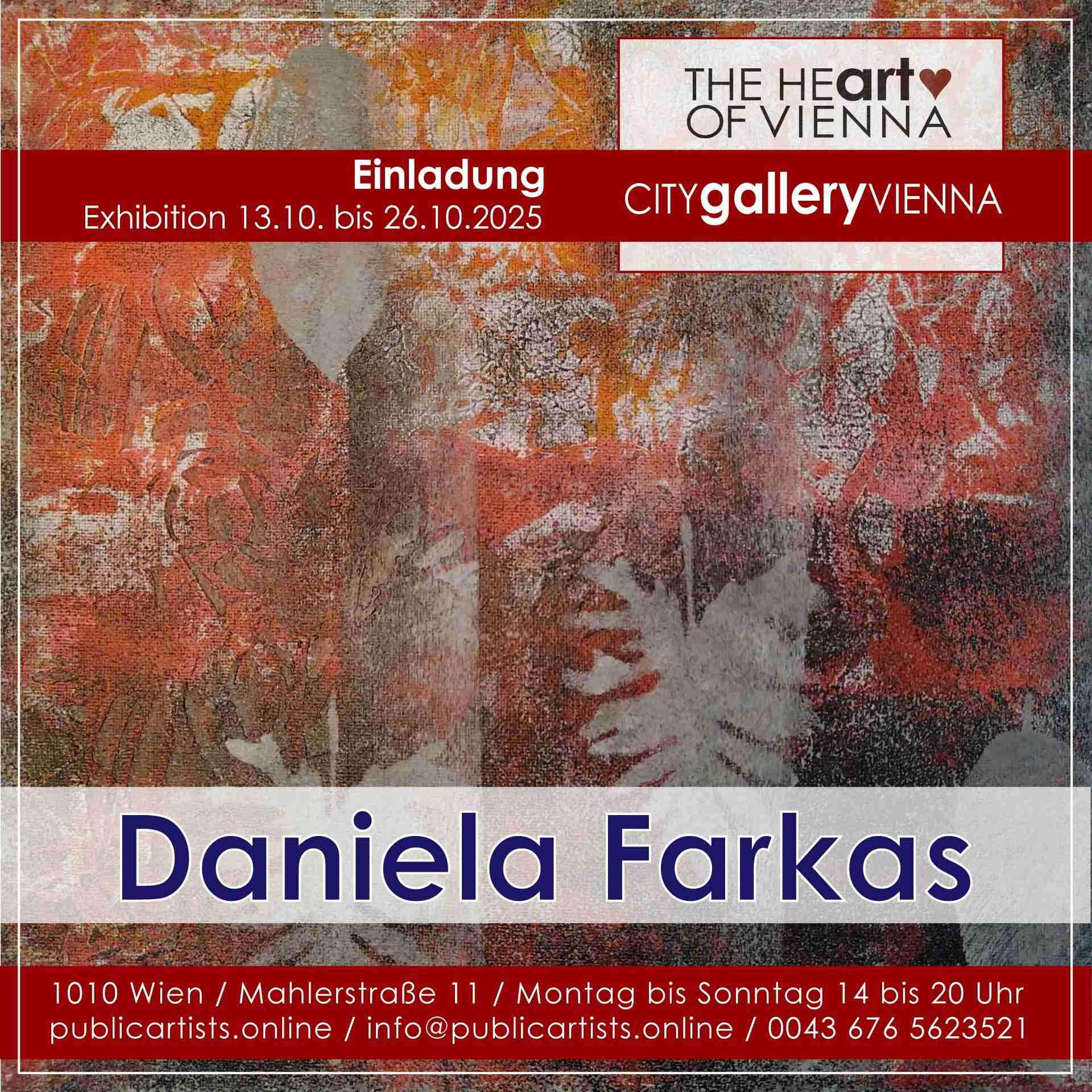Farkas Daniela a CITYgalleryVIENNA-ban