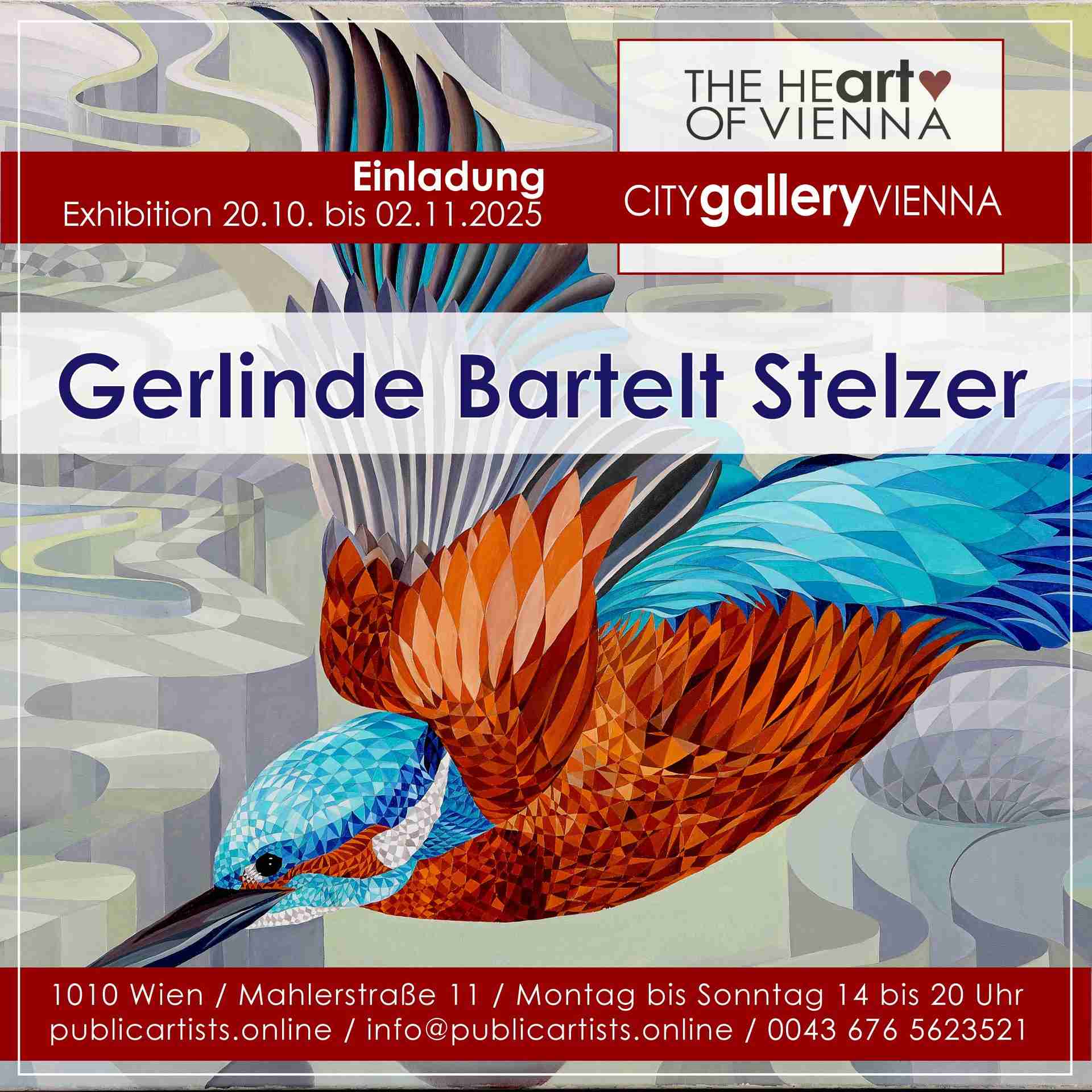 Gerlinde Bartelt Stelzer a CITYgalleryVIENNA-ban