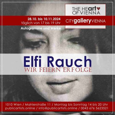 Elfi Rauch a CITYgalleryVIENNA-ban
