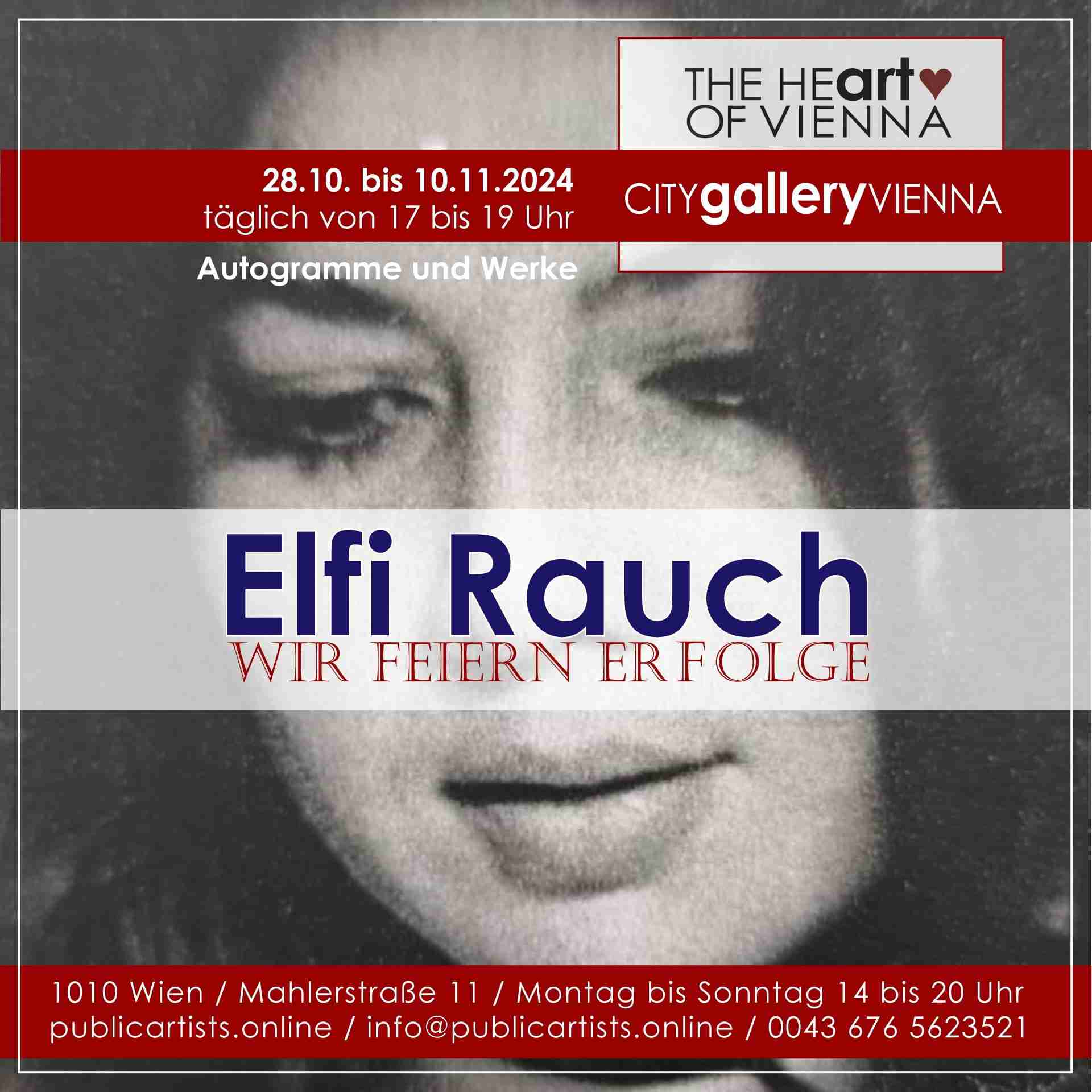 Elfi Rauch in der CITYgalleryVIENNA