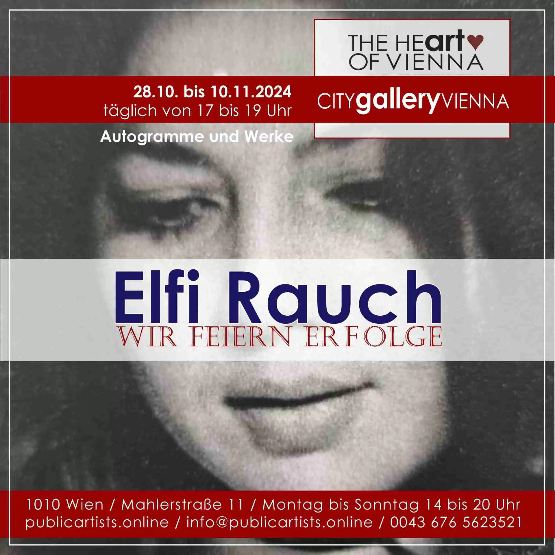 Elfi Rauch alla CITYgalleryVIENNA