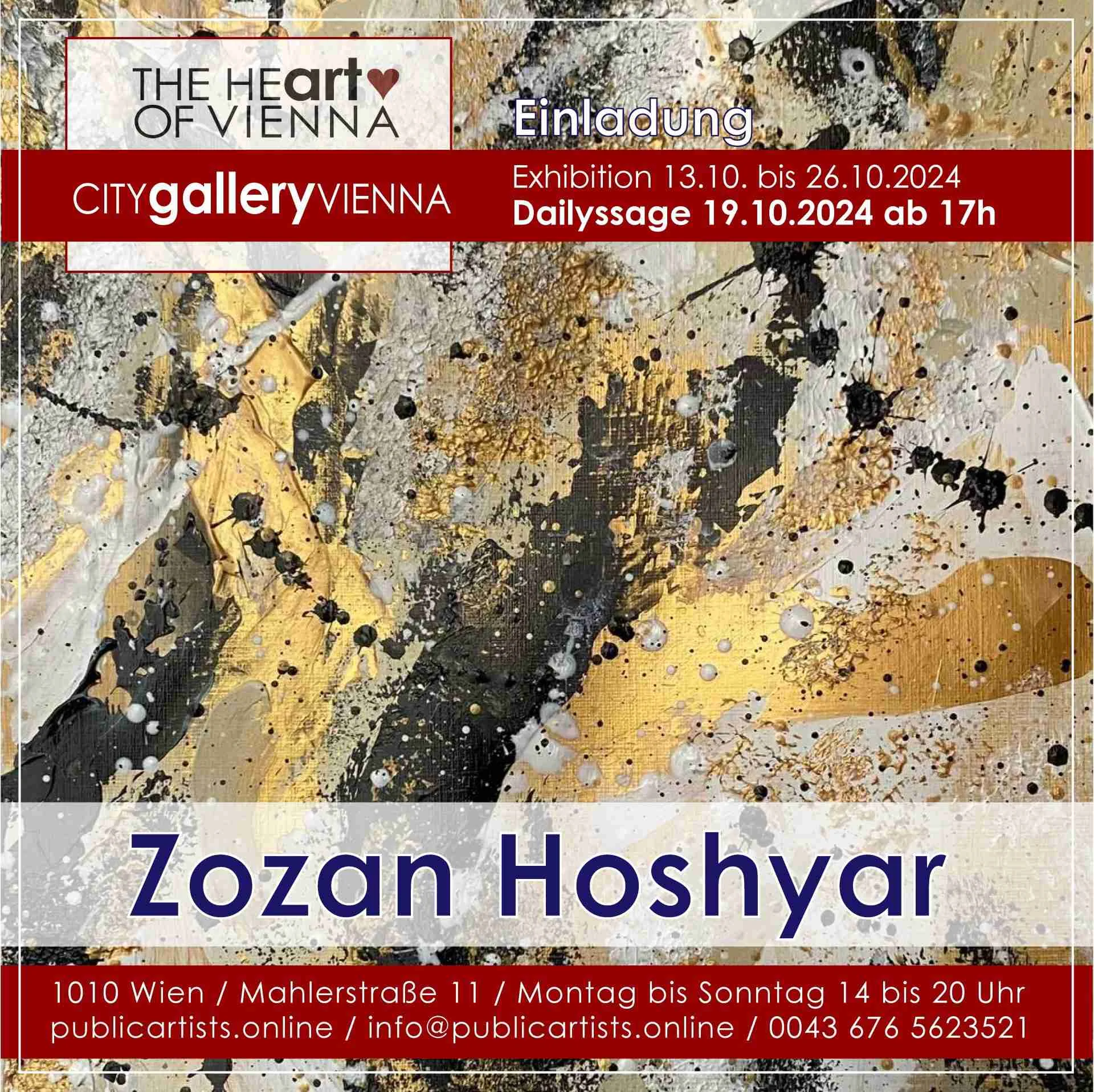 Zozan Hoshyar in der CITYgalleryVIENNA