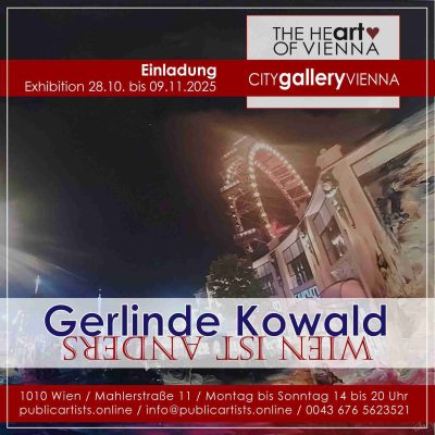 Герлинде Ковалд показва VIENNA IS DIFFERENT в CITYgalleryVIENNA