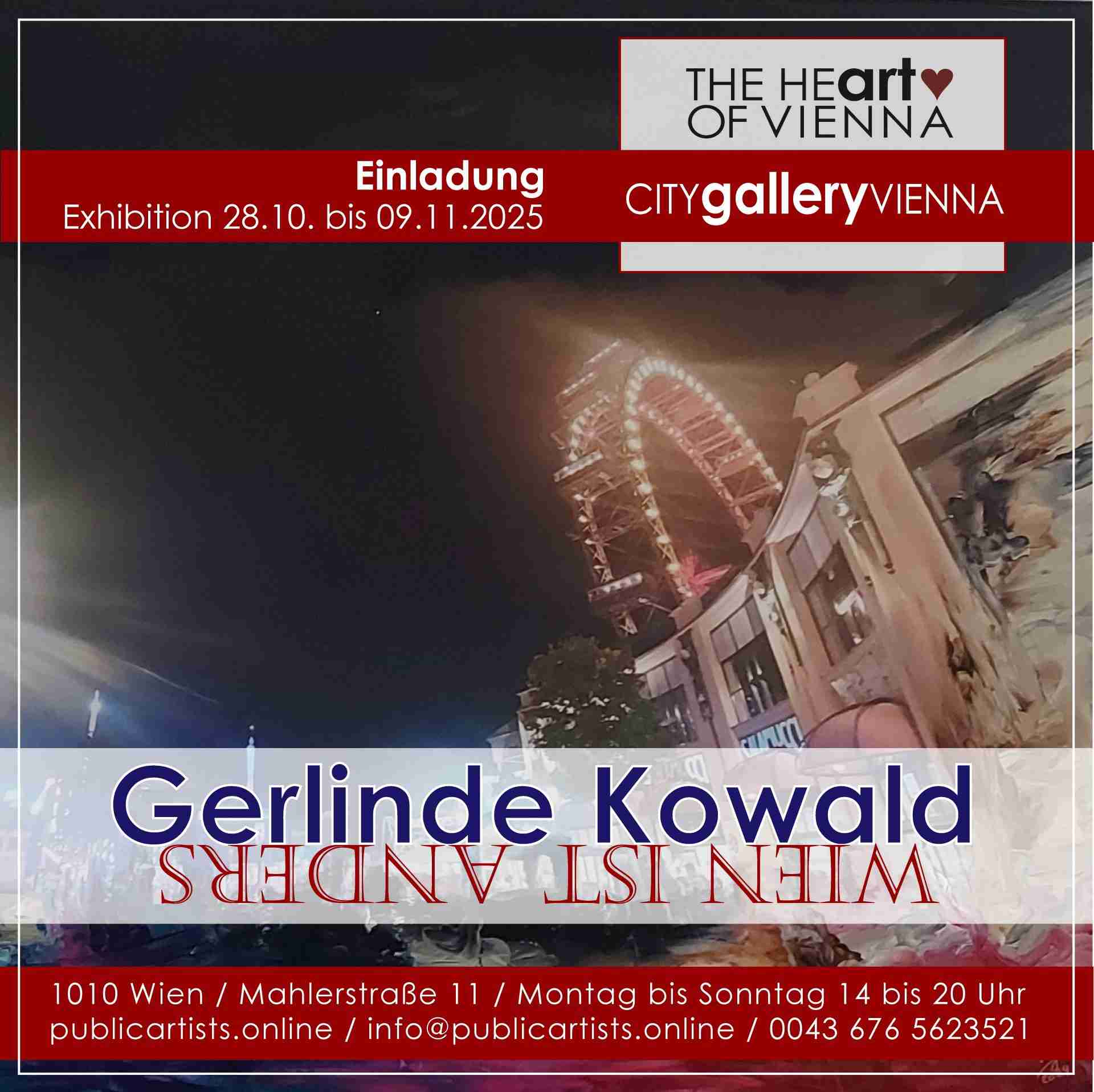 Герлинде Ковалд показва VIENNA IS DIFFERENT в CITYgalleryVIENNA