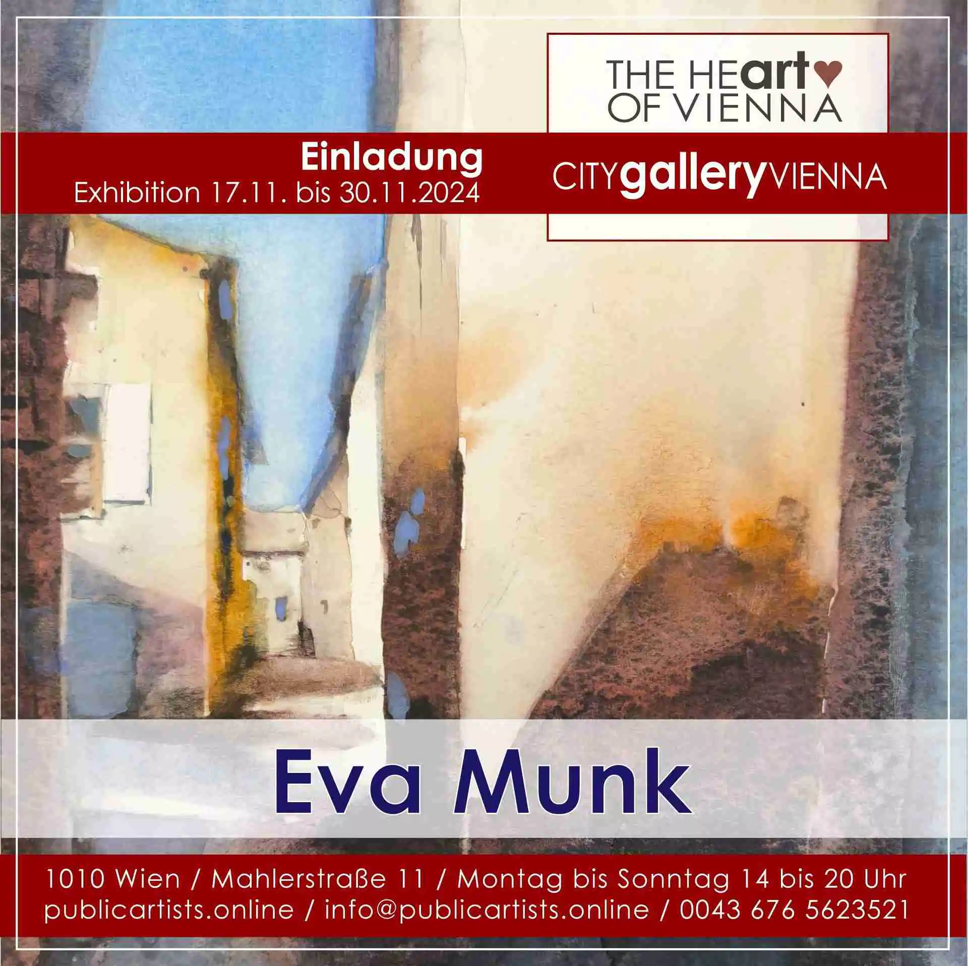 Eva Munk a CITYgalleryVIENNA-ban