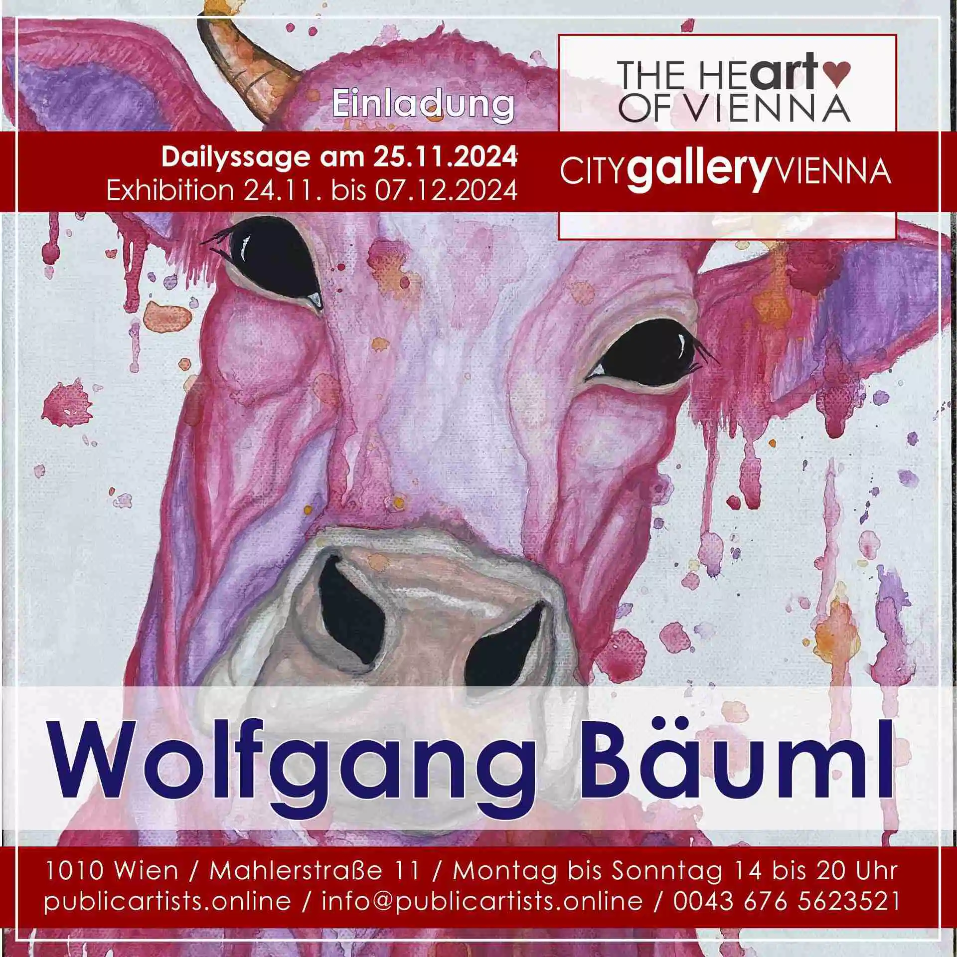Wolfgang Bäuml a CITYgalleryVIENNA-ban